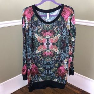 Mirror Image Roses Dress / Long Shirt